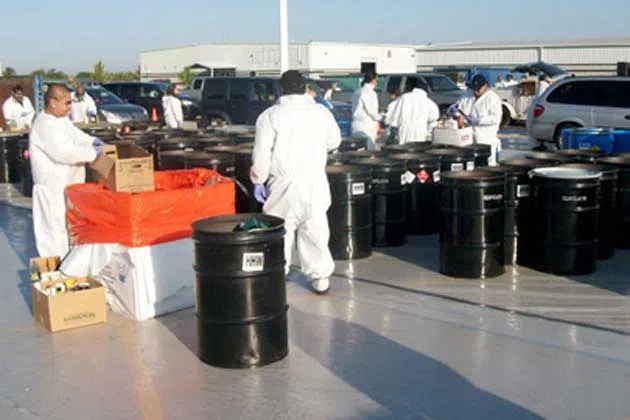 Hazardous waste collection