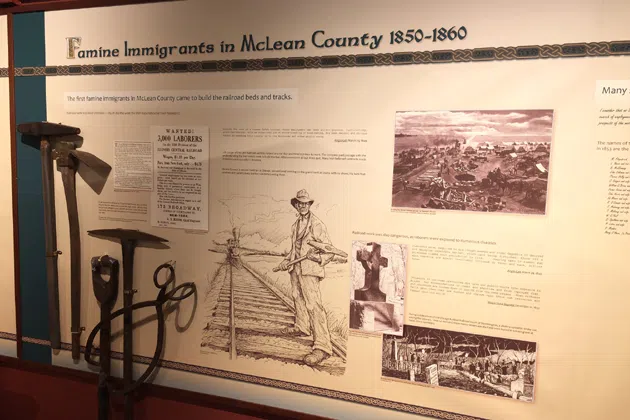Museum Irish exhibit