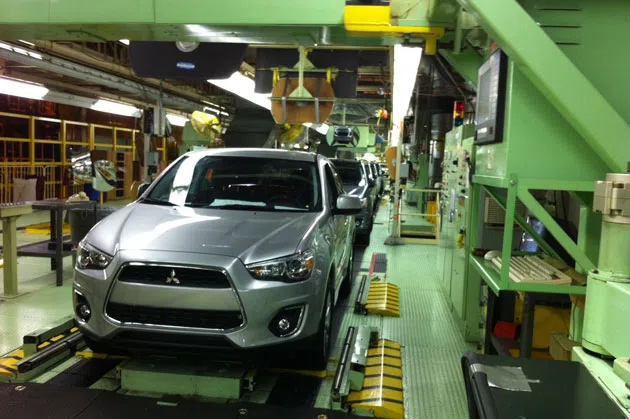 Mitsubishi assembly line