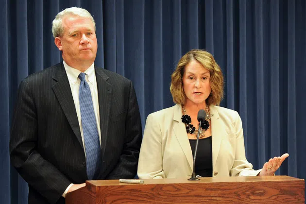 Jim Durkin and Christine Radogno
