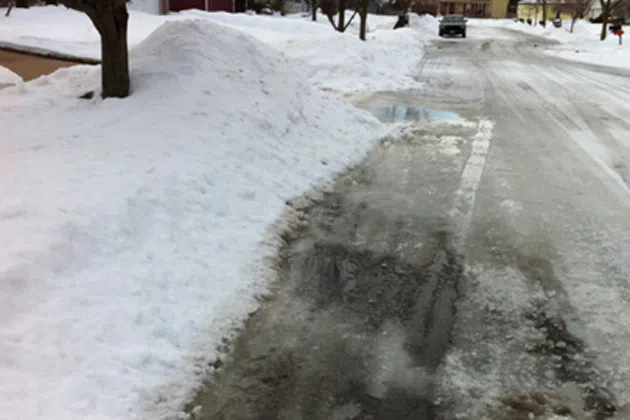 snowy street