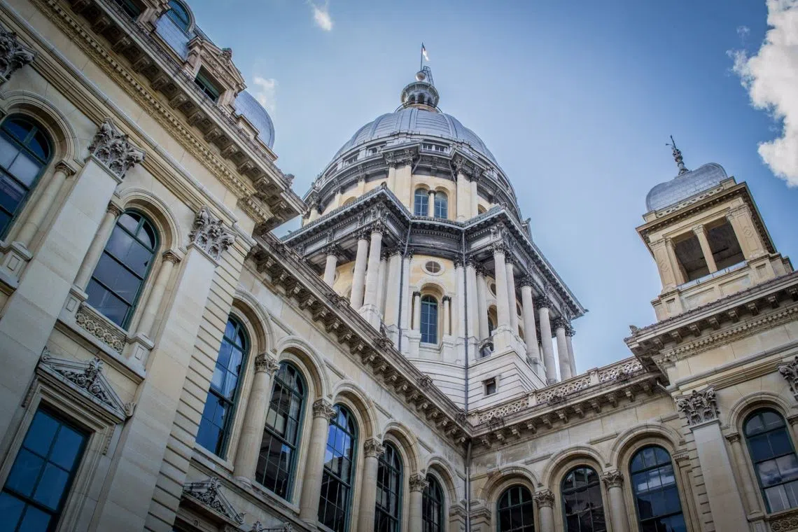 The Illinois State Capitol in Springfield. (Capitol News Illinois photo by Jerry Nowicki)
