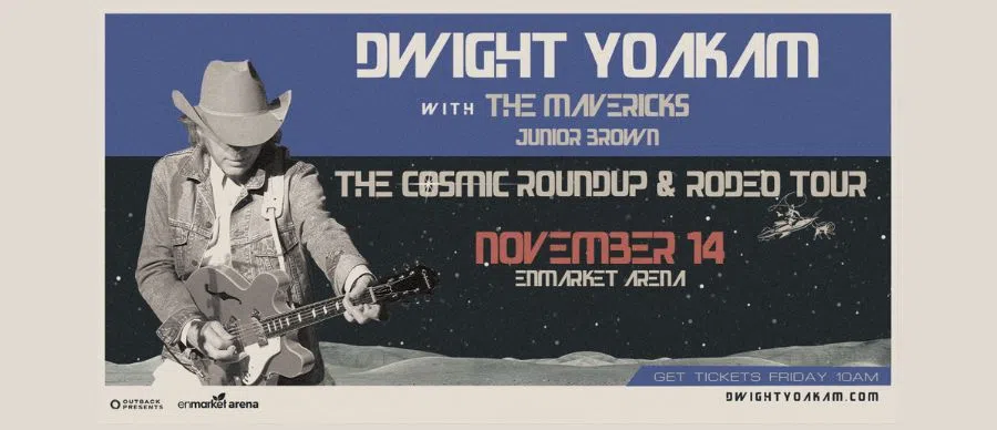 Feature: https://enmarketarena.com/event/dwight-yoakam/