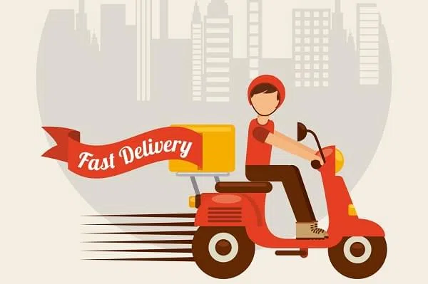 food delivery design, vector illustration eps10 graphic