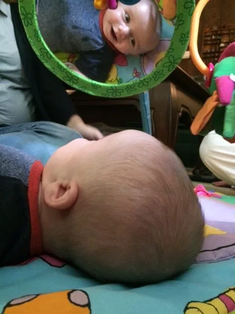 reed smile in mirror