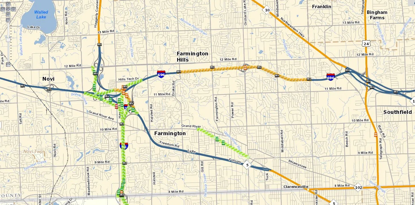 275 closure map