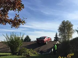 car on roof 3