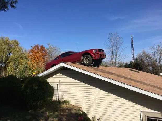 car on roof