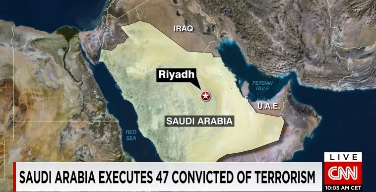 Saudi Arabia executes 47