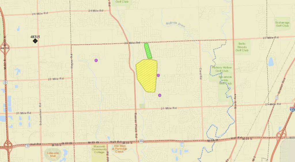 DTE outage map 3 14 16