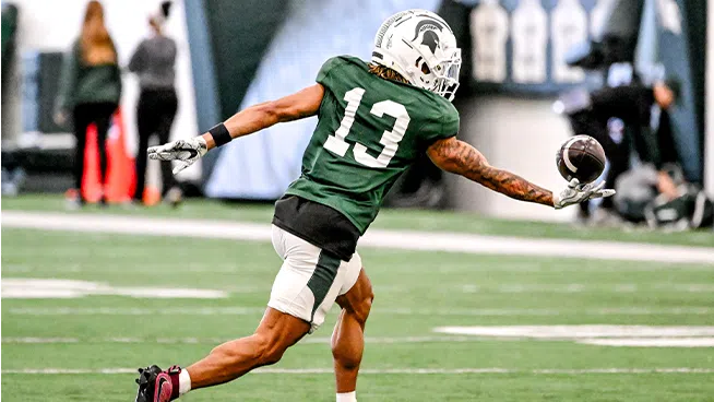 Two Michigan State Football Receivers Named to Biletnikoff Watch List