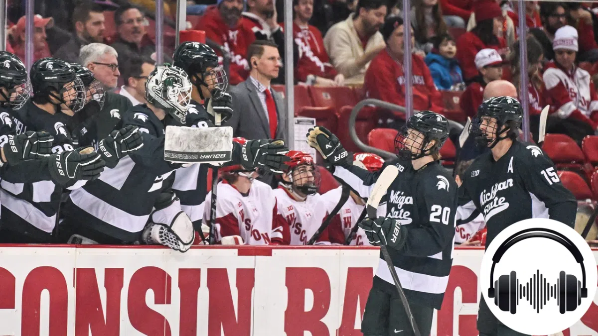 MSU Sweeps Wisconsin: Russell Shines, Augustine Stands Tall in Defining Road Weekend