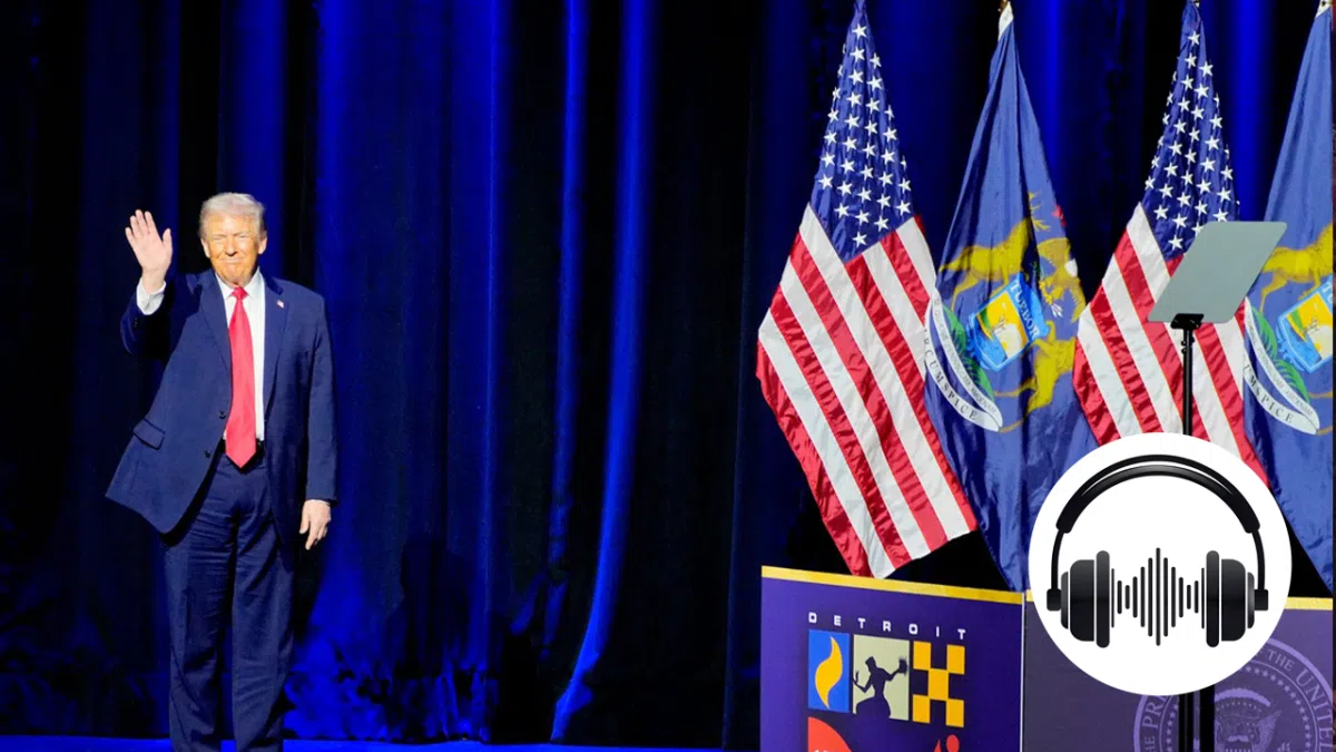 Trump Speaks at Detroit Economic Club, Highlights Auto Industry Growth