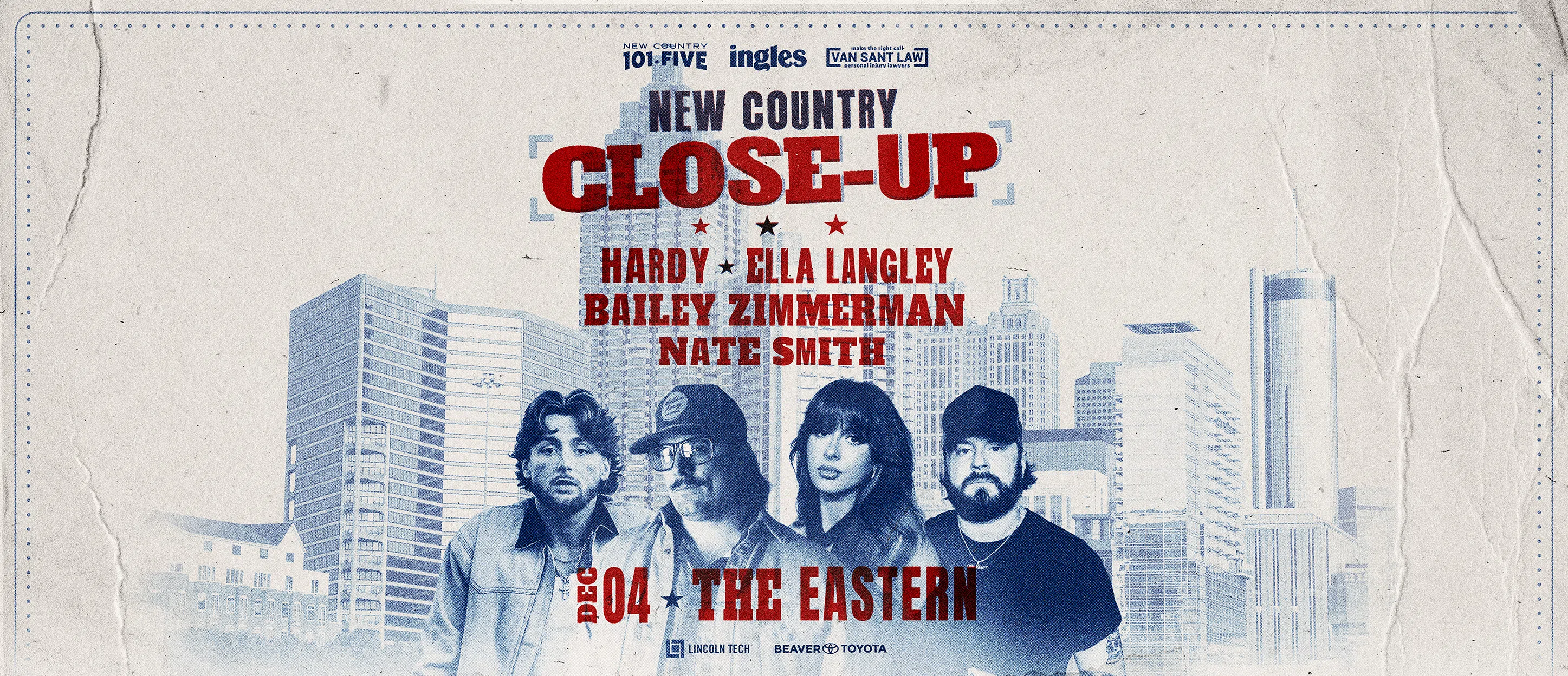 New Country Close-Up with Bailey Zimmerman, HARDY, Ella Langley, & Nate Smith