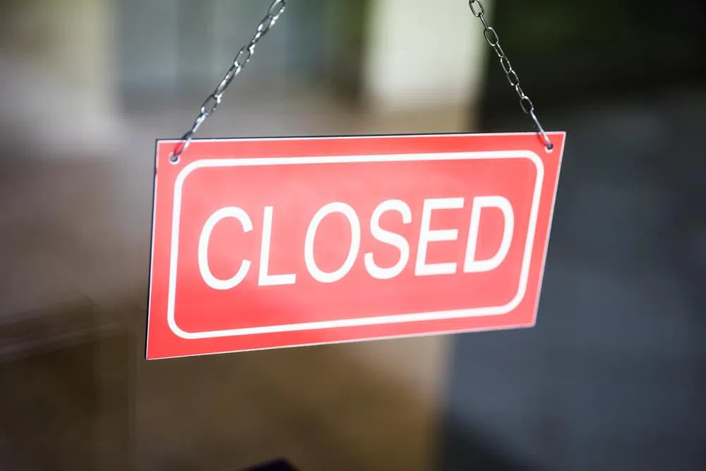Closed Sign