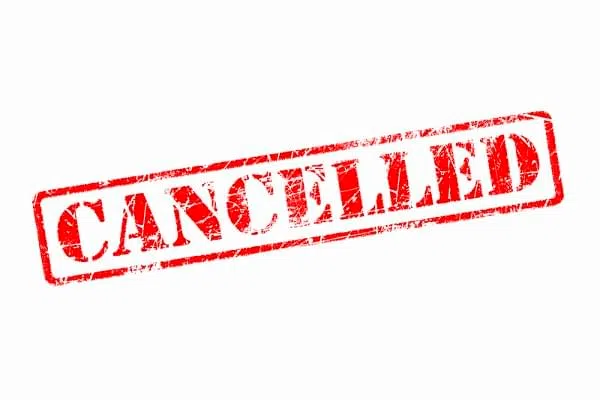 cancelled stamp