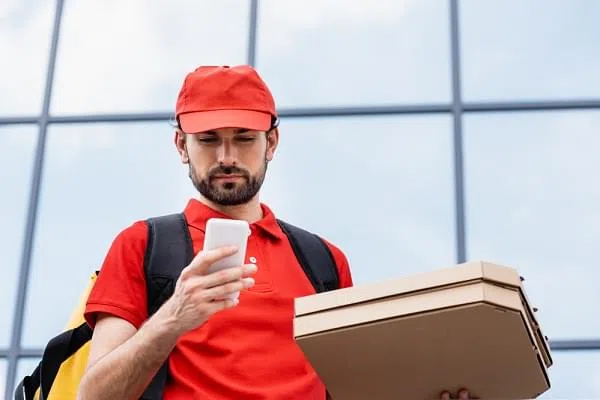 food delivery person