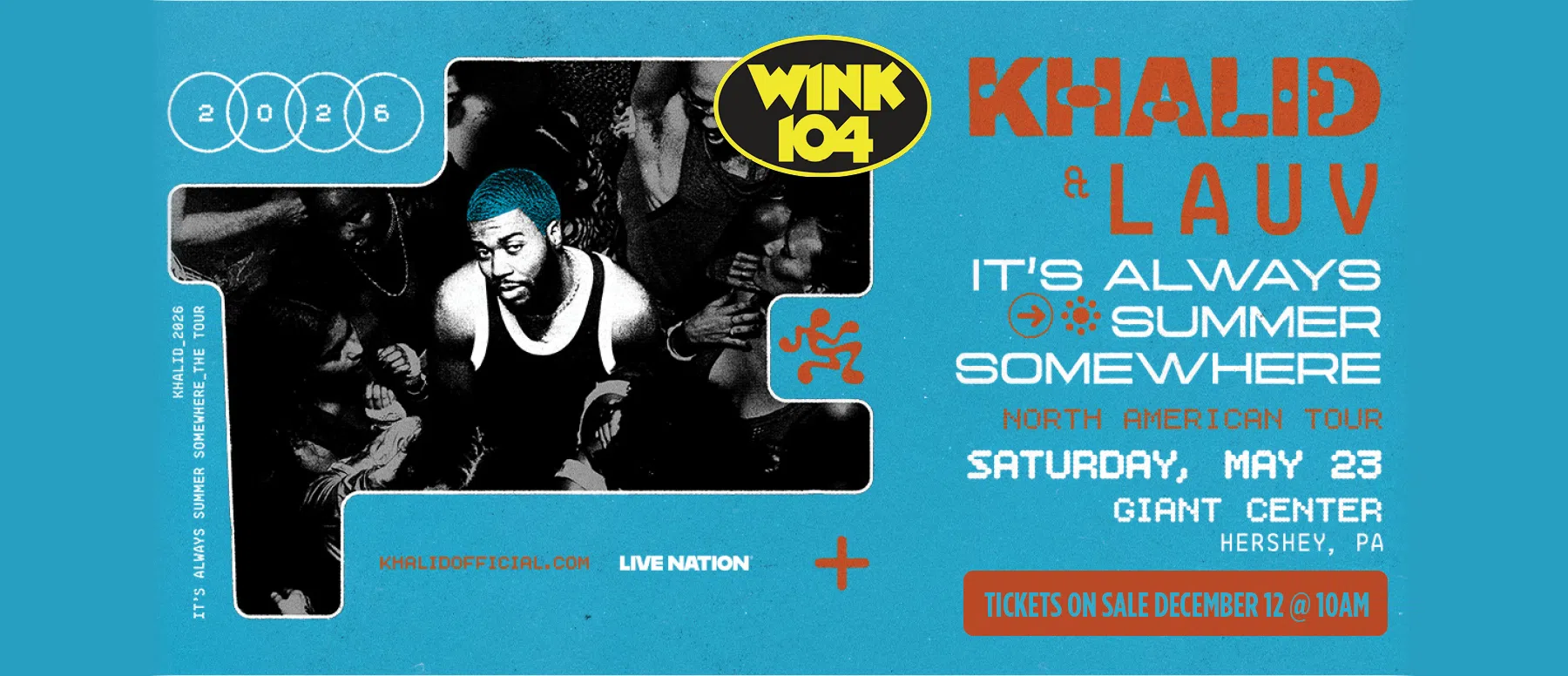 Feature: https://www.ticketmaster.com/khalid-its-always-summer-somewhere-tour-hershey-pennsylvania-05-23-2026/event/02006384D93CDFB7