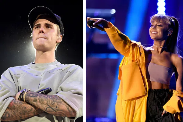 Justin Bieber and Ariana Grande
