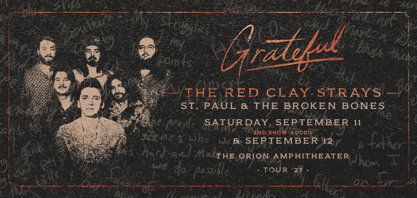 Feature: https://www.axs.com/series/34848/the-red-clay-strays-tickets?skin=orionamphitheater