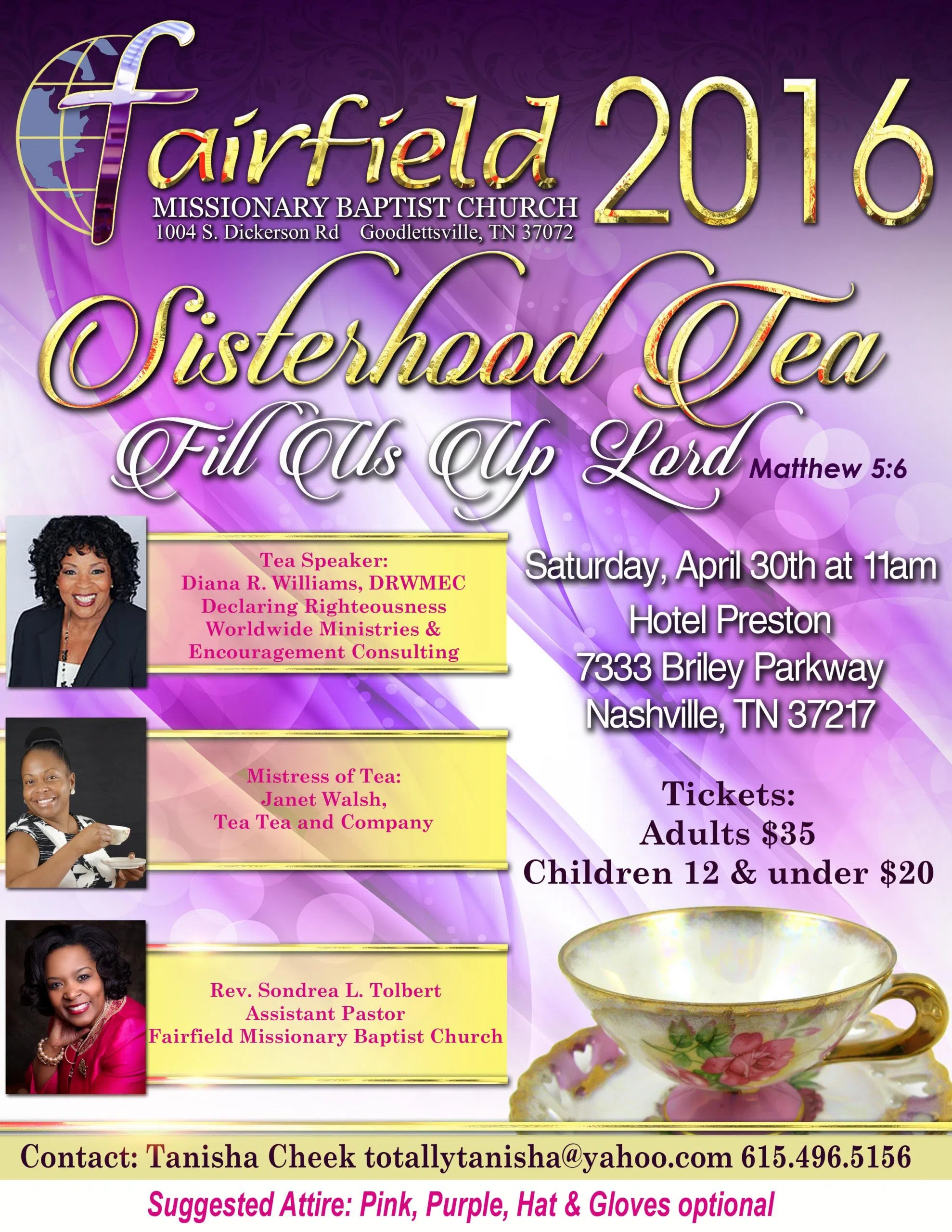 2016 Womens Tea