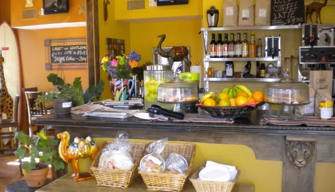 Inside of Mokka Coffeehouse