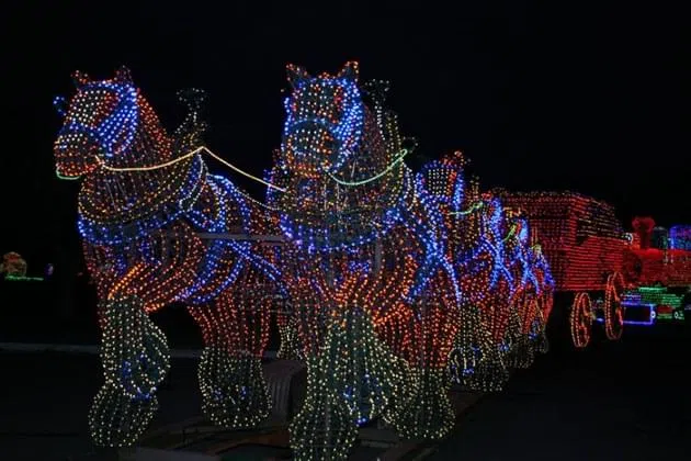 East Peoria Festival of Lights Facebook Screen Shot