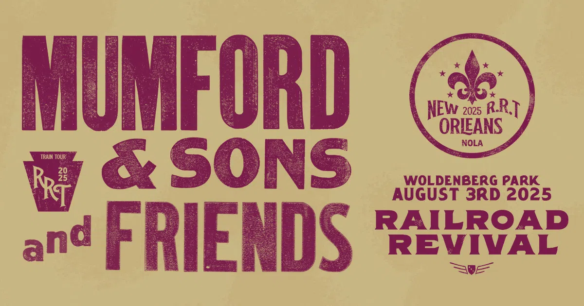 Feature: https://www.ticketmaster.com/mumford-sons-and-friends-railroad-revival-new-orleans-louisiana-08-03-2025/event/1B0062A8711B0ED7
