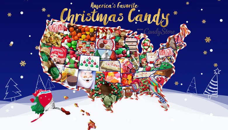 CandyStore.com Top Christmas Candy by State