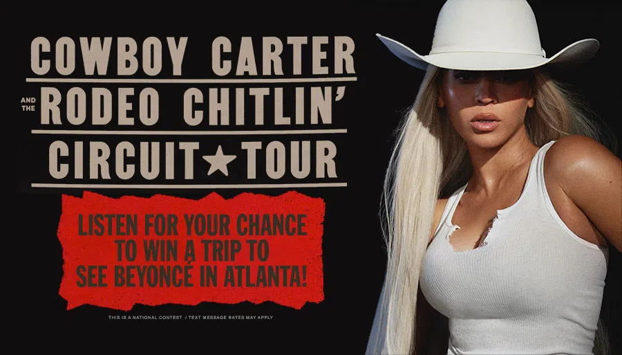 Listen for your chance to win a trip to see Beyoncé in Atlanta!