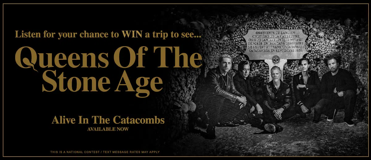 Listen for your chance to win a trip to see Queens of the Stone Age