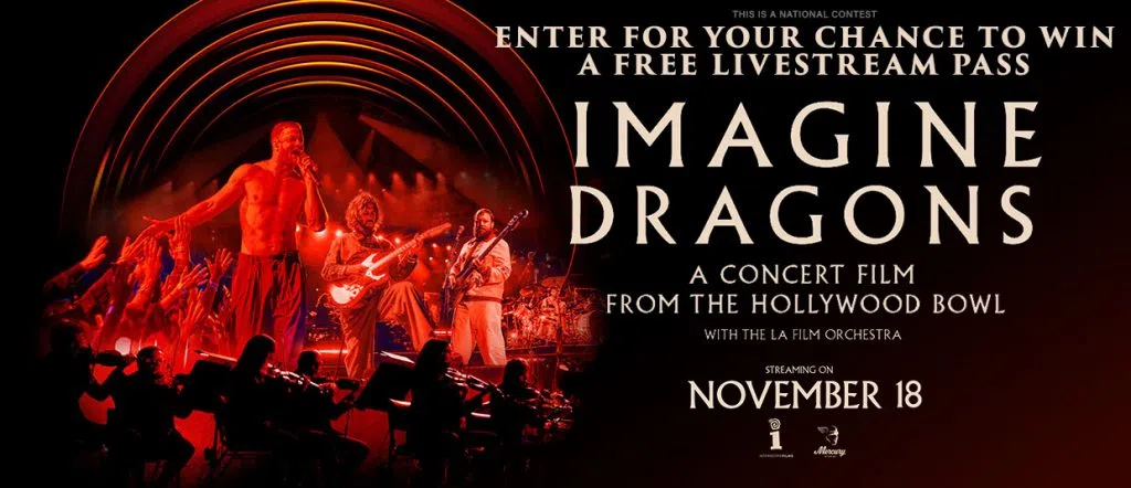 Enter for your chance to win a free livestream pass for Imagine Dragons, a Concert Film from the Hollywood Bowl with the LA Film Orchestra