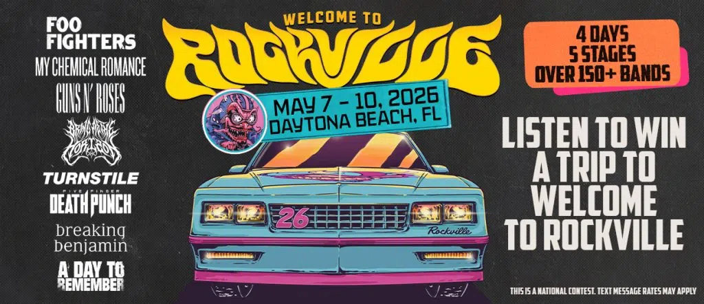 Listen for your chance to win a trip to Welcome to Rockville!