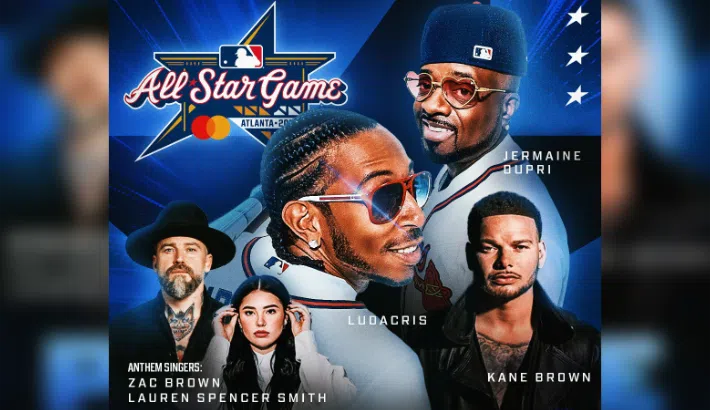 JERMAINE DUPRI, LUDACRIS AND KANE BROWN HONOR ATLANTA IN PREGAME CEREMONY FOR THE 95TH MLB ALL-STAR GAME LIVE ON FOX