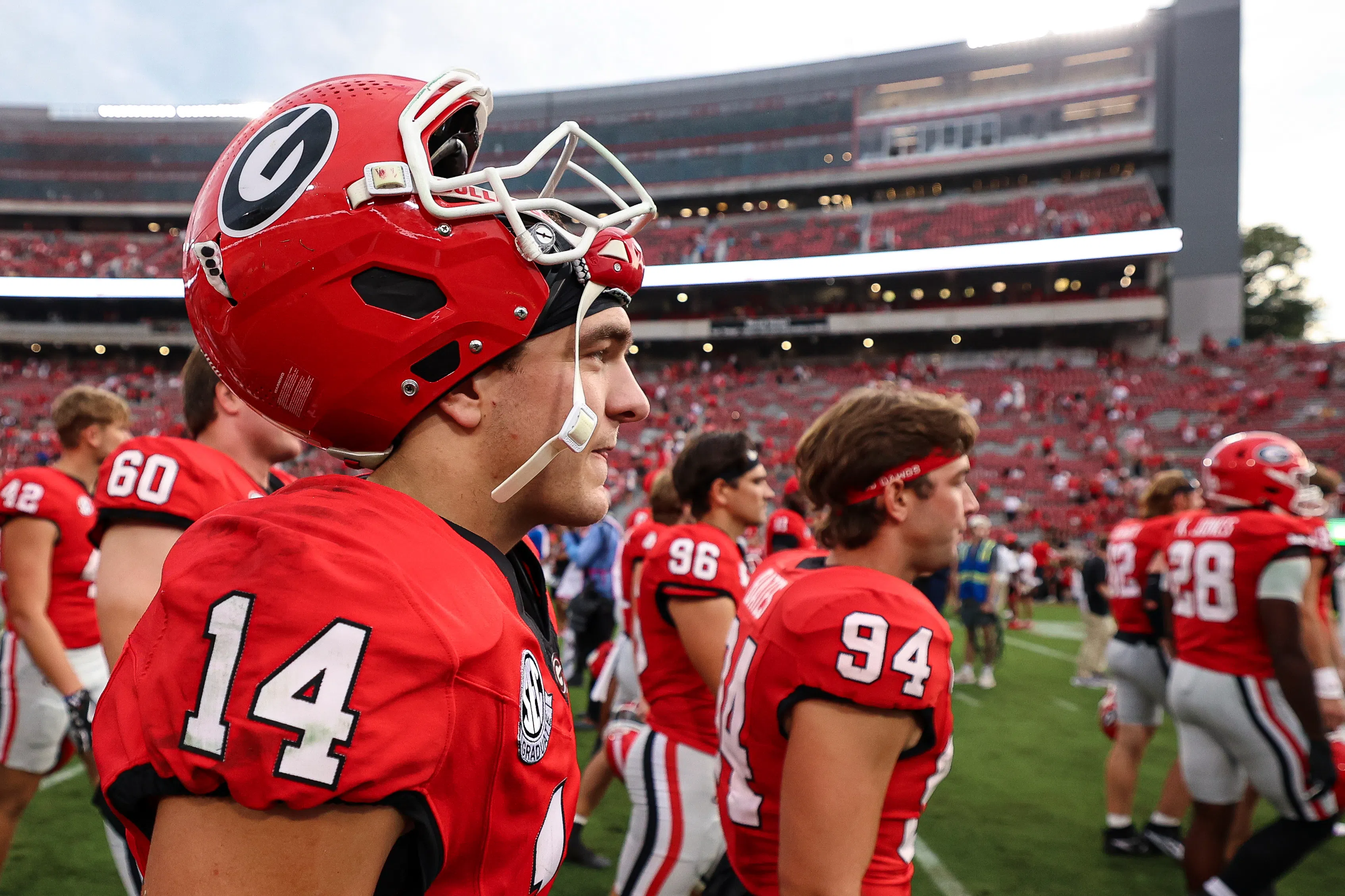Guner Stockton and the Georgia Bulldogs football team