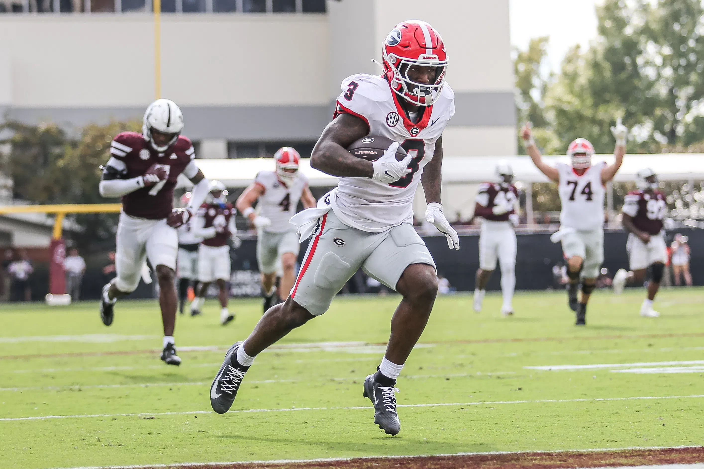 Georgia running back Nate Frazier