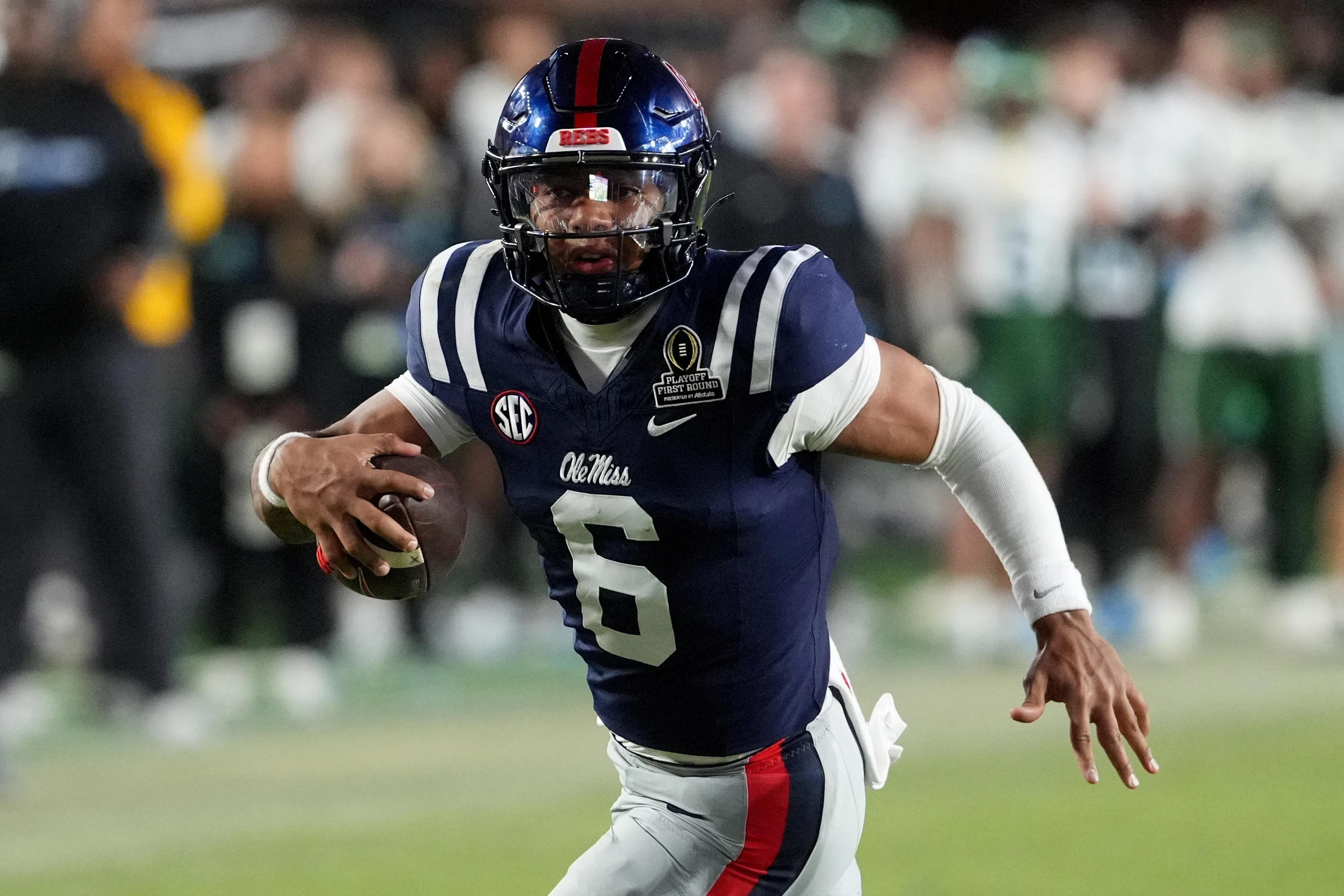 Mississippi quarterback Trinidad Chambliss