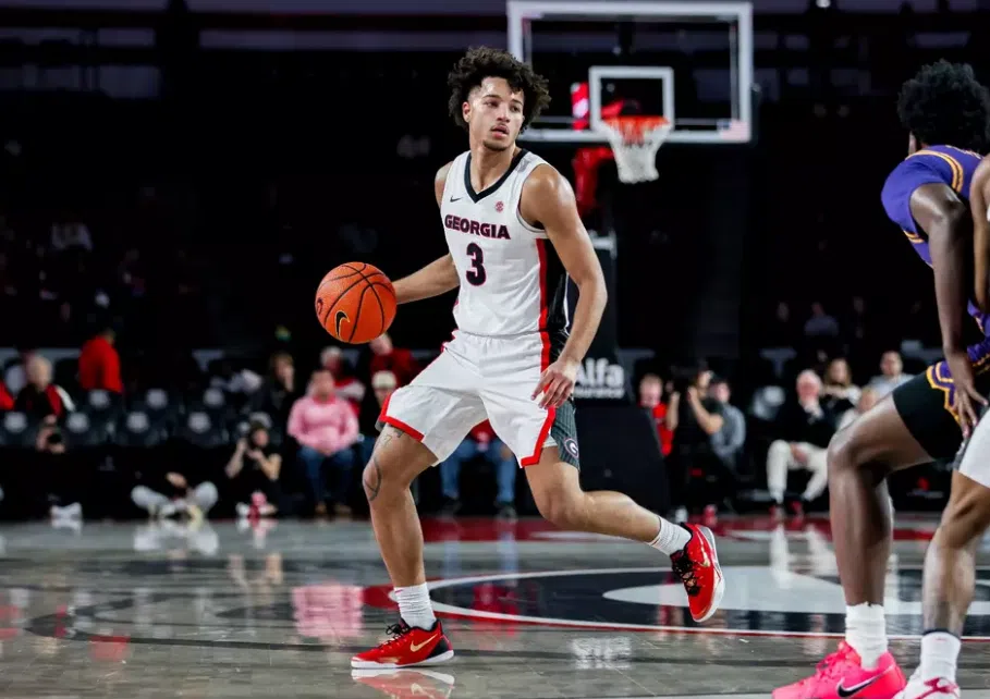 Georgia guard Jordan Ross (3)