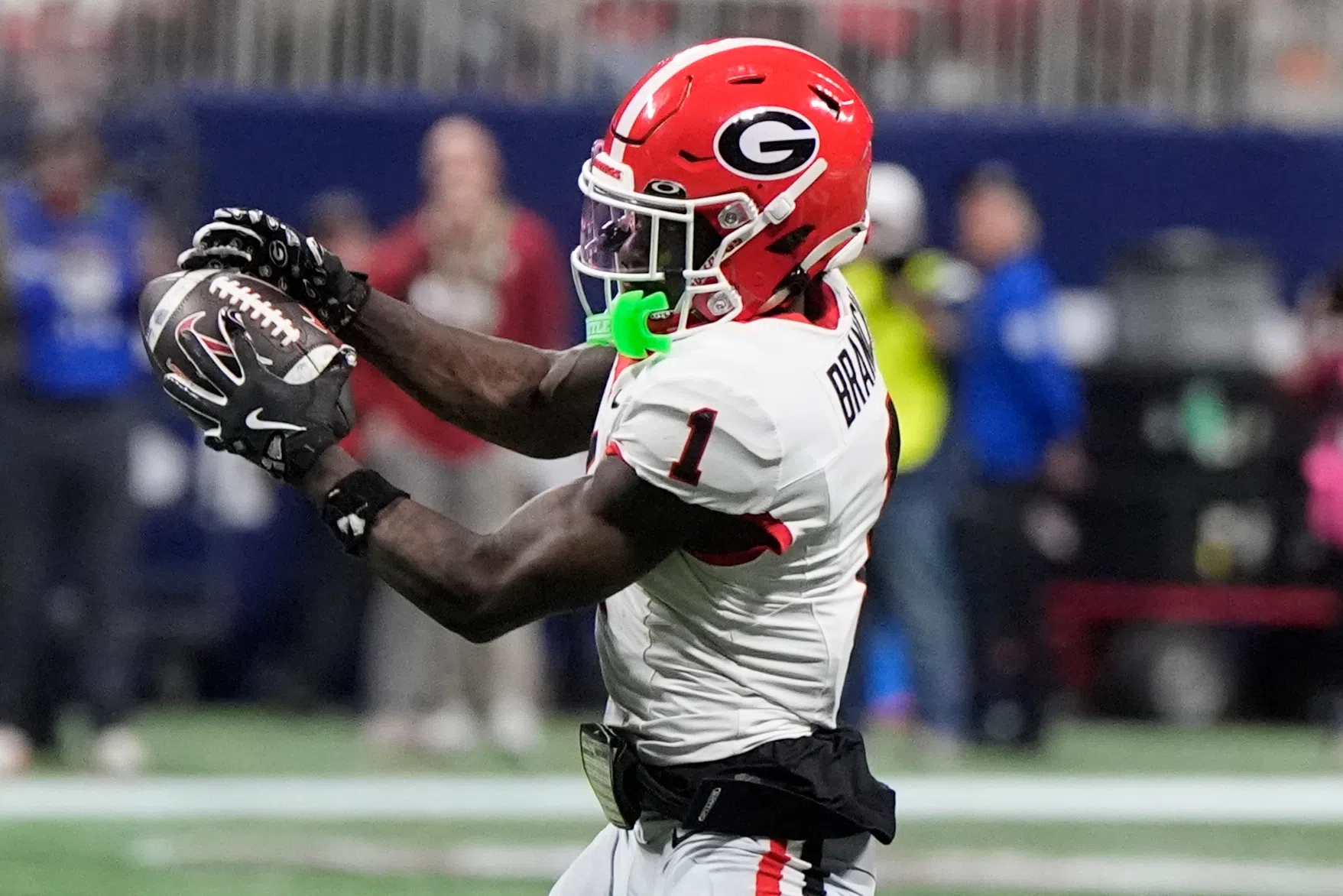 Georgia wide receiver Zachariah Branch