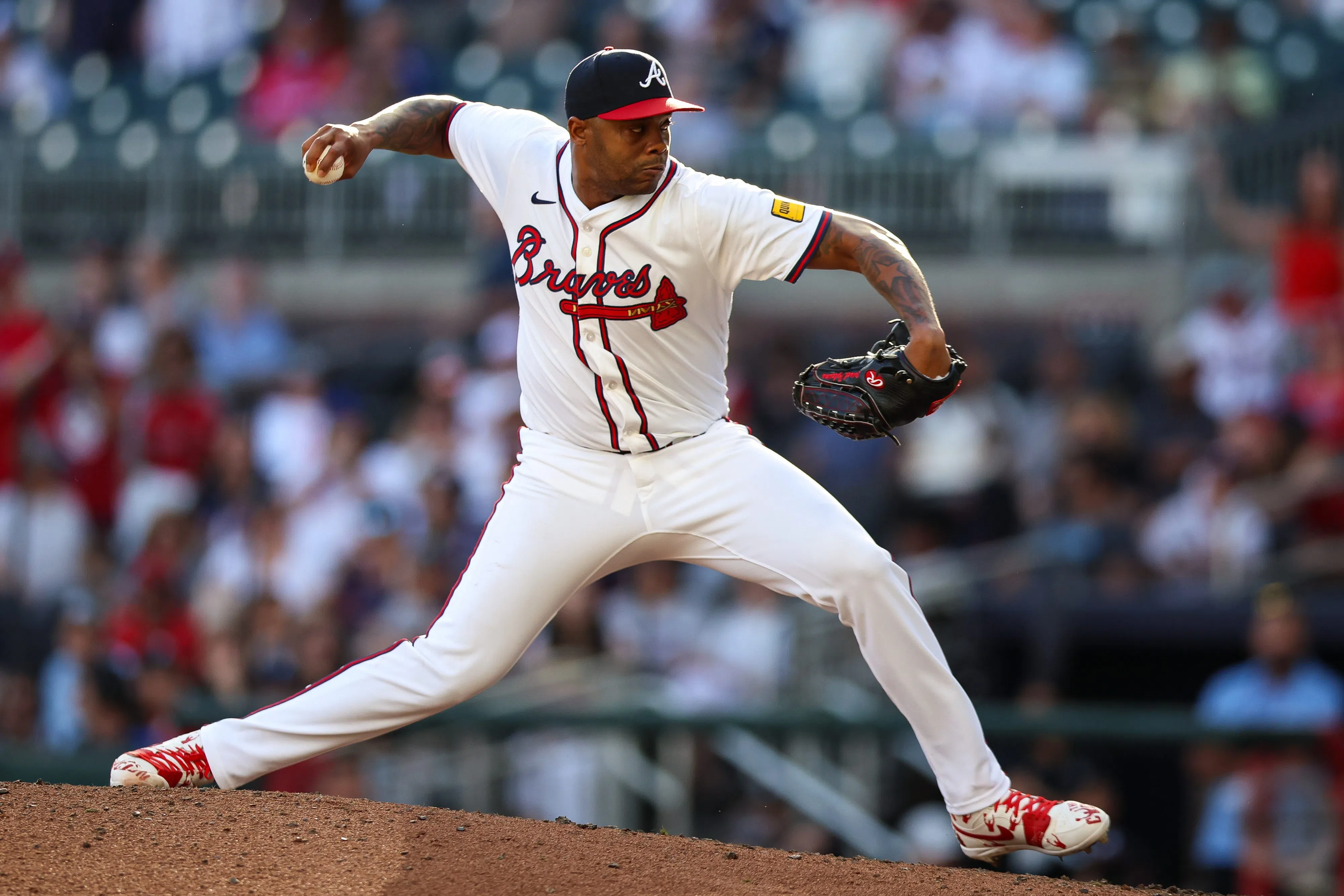 Atlanta Braves pitcher Raisel Iglesias 