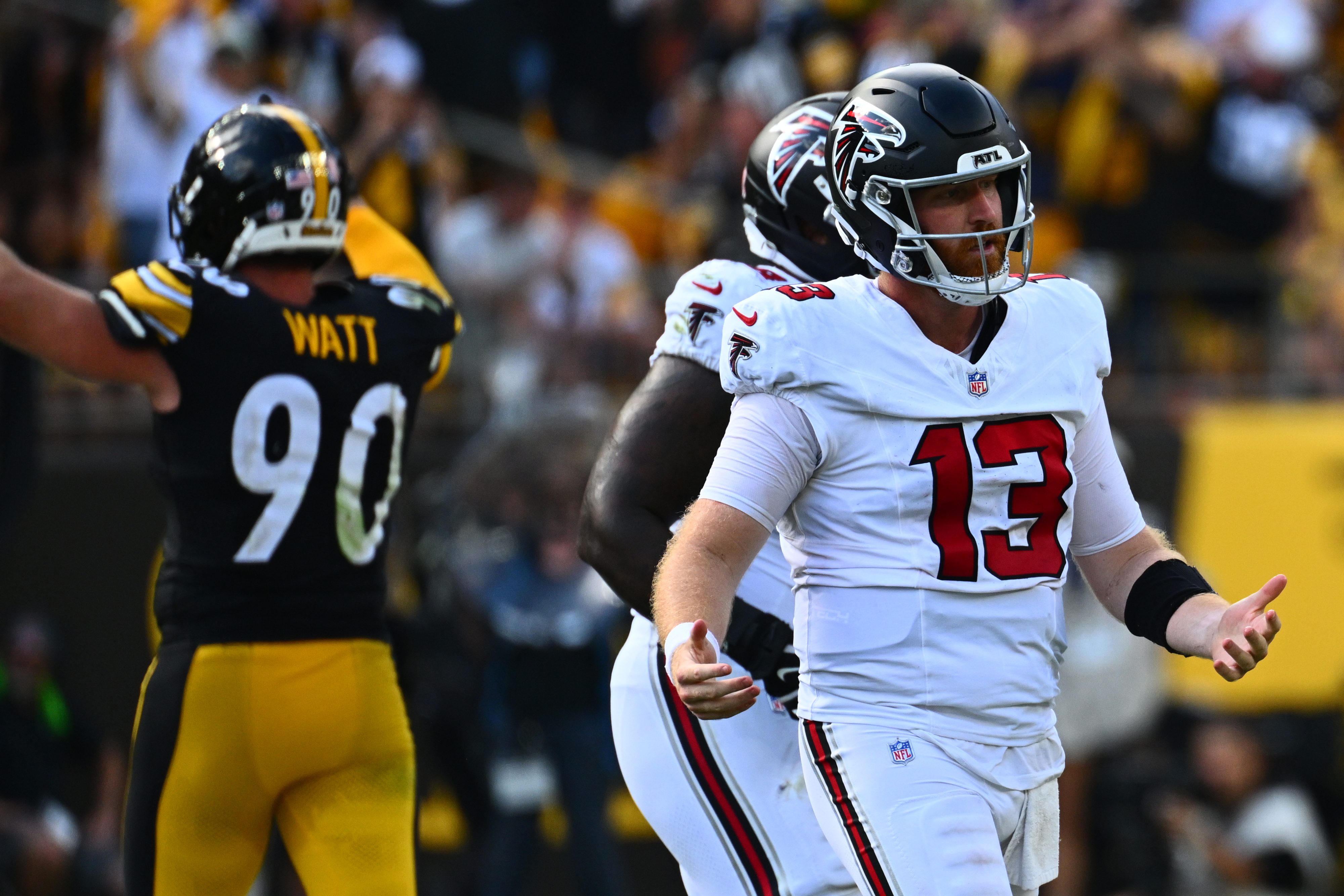 Atlanta Falcons quarterback Cooper Rush 