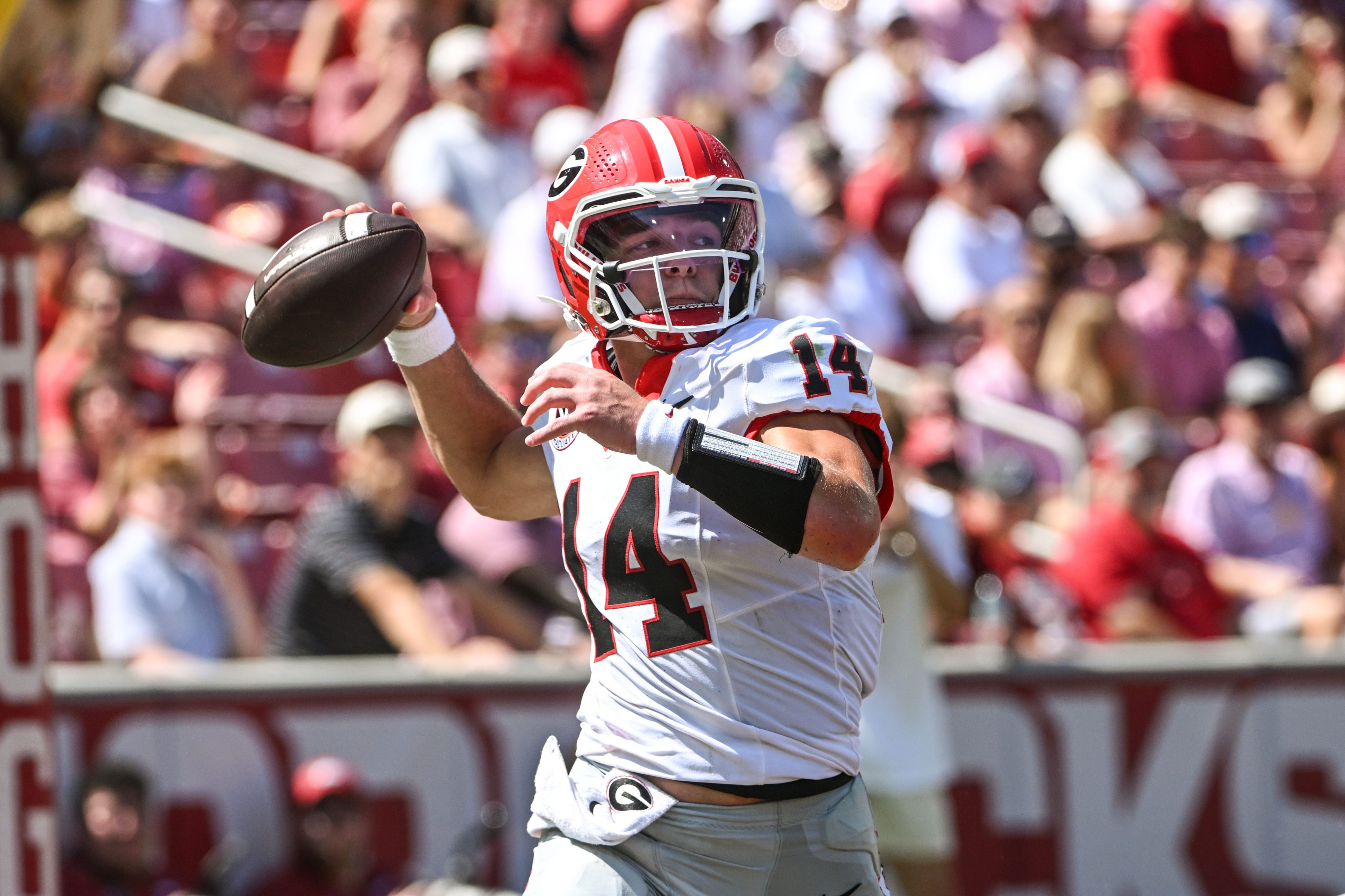 Georgia quarterback Gunner Stockton 