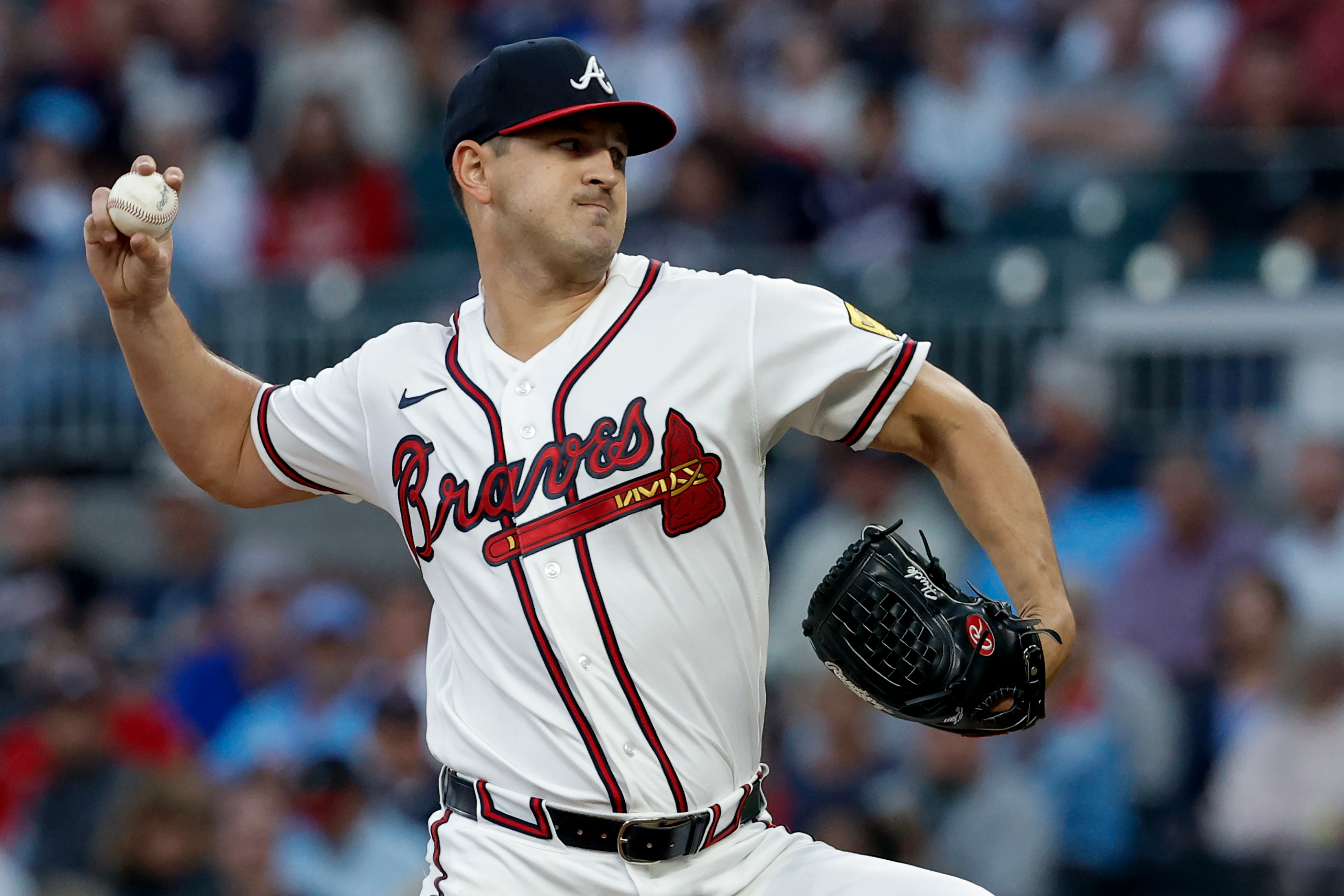 Atlanta Braves pitcher Tyler Mahle 