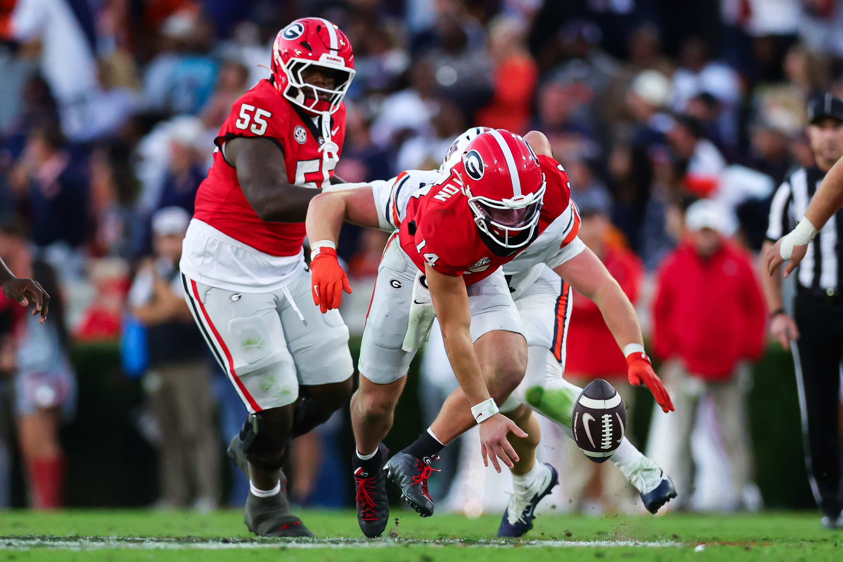 Georgia quarterback Gunner Stockton, 