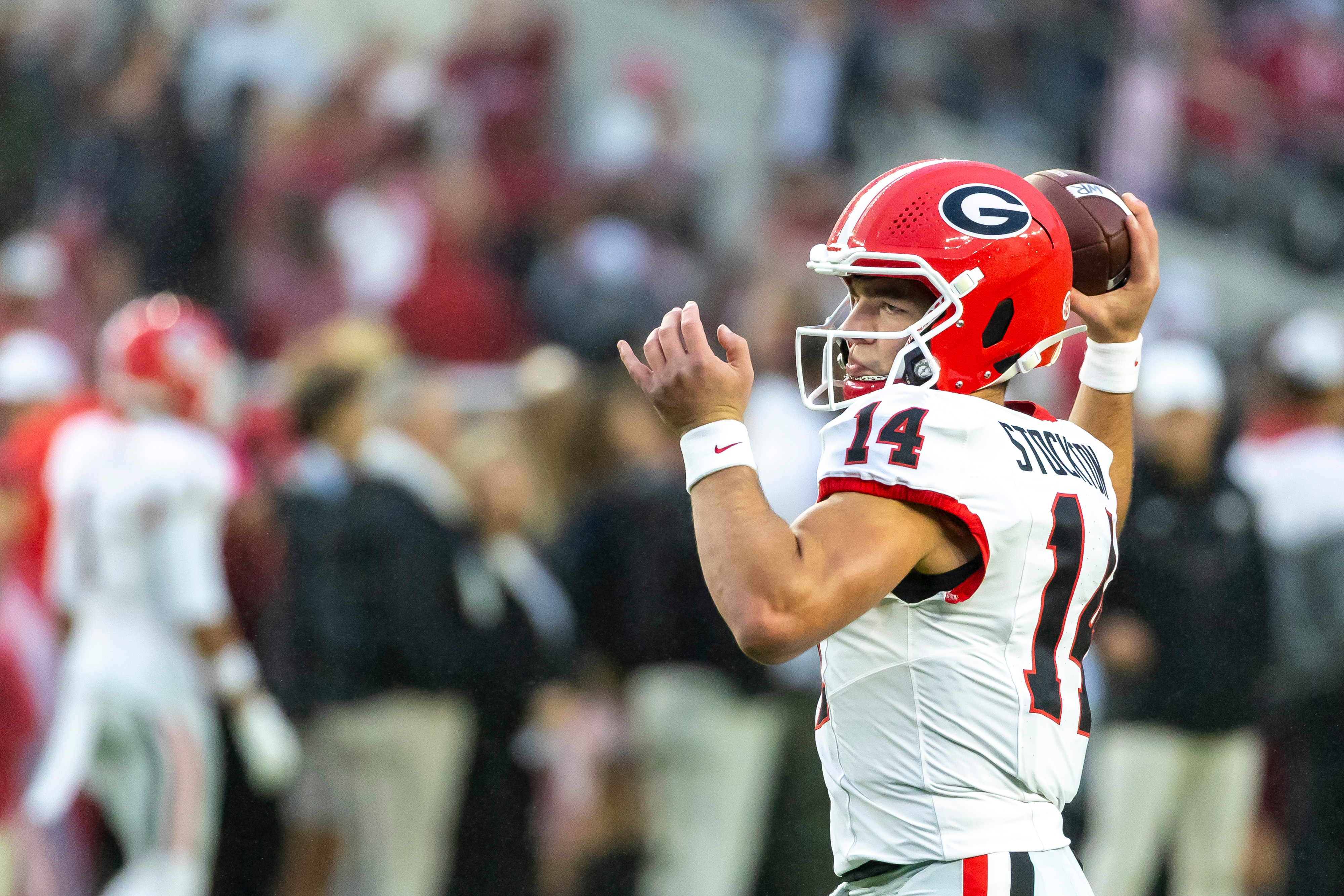 Georgia quarterback Gunner Stockton 