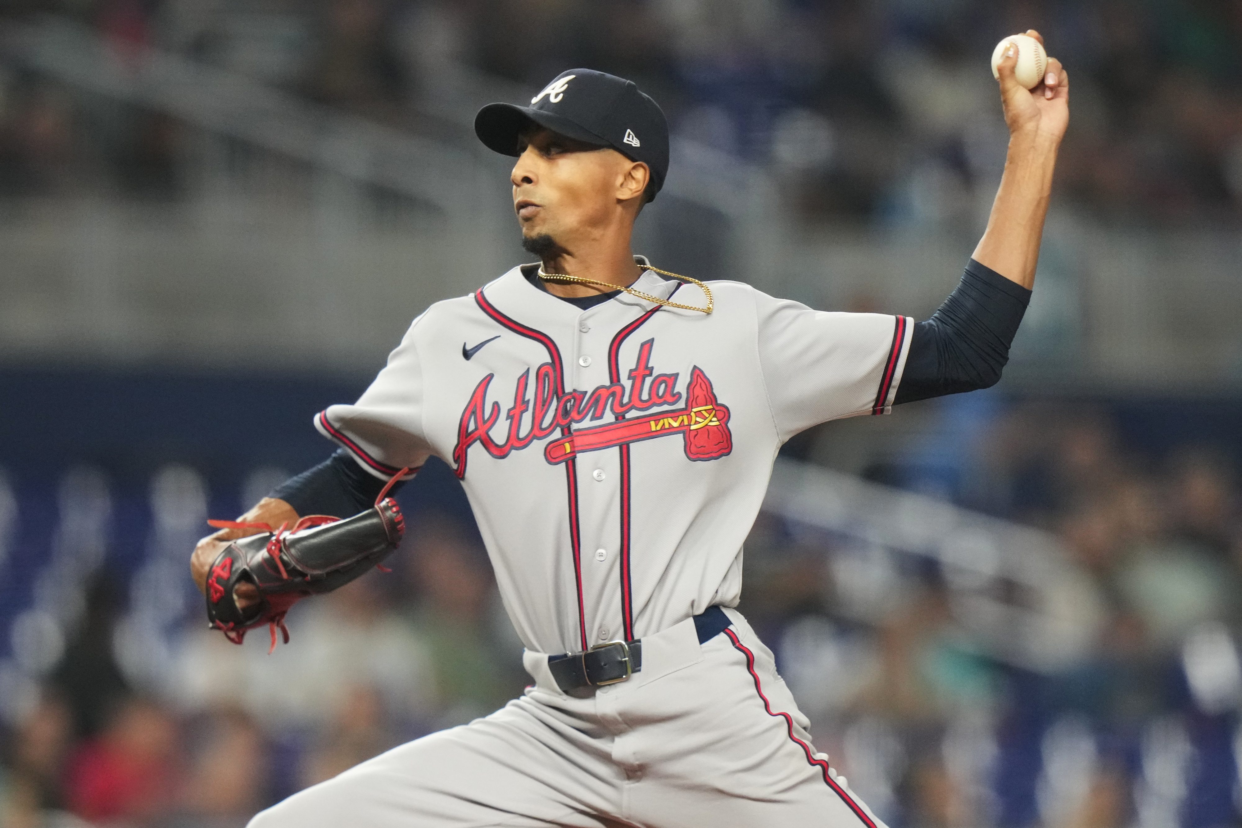 Atlanta Braves starting pitcher Ray Kerr 