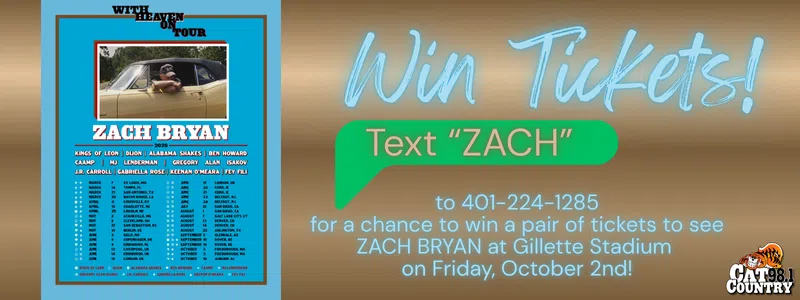 Win Zach Bryan Tickets
