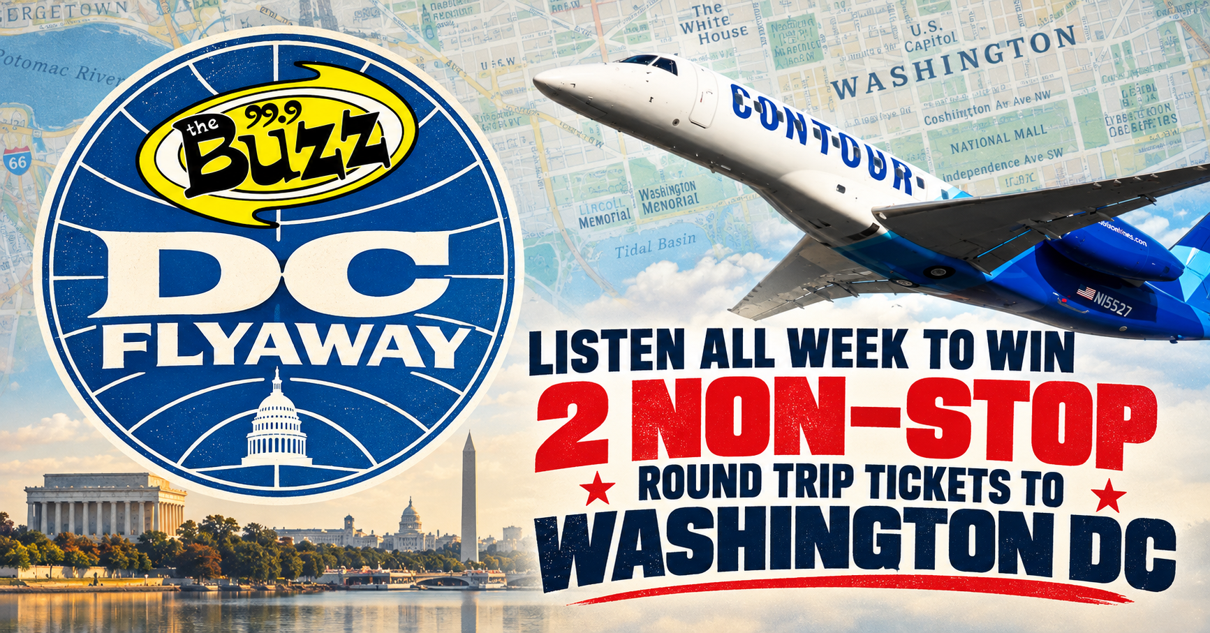Feature: https://www.999thebuzz.com/buzz-dc-flyaway/