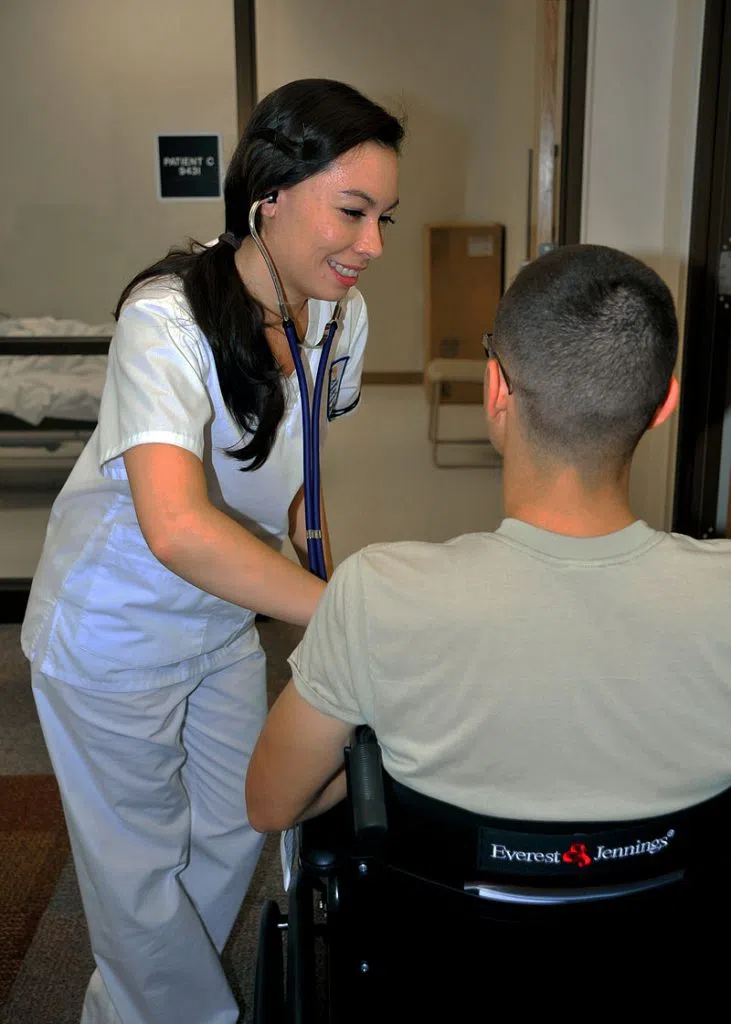 Nurse in training, image via Wikimedia Commons