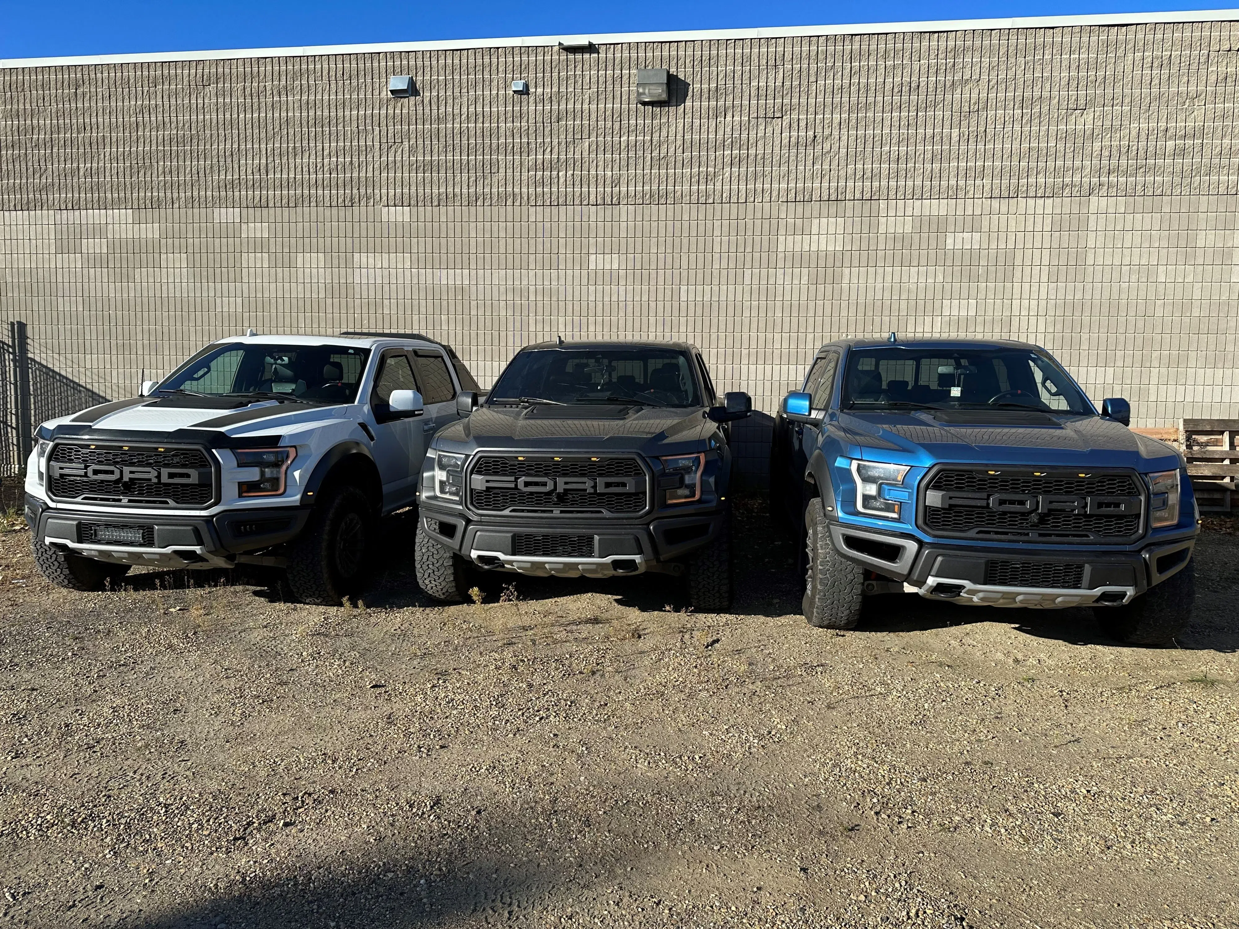 Stolen Ford Raptors. RCMP Supplied Image